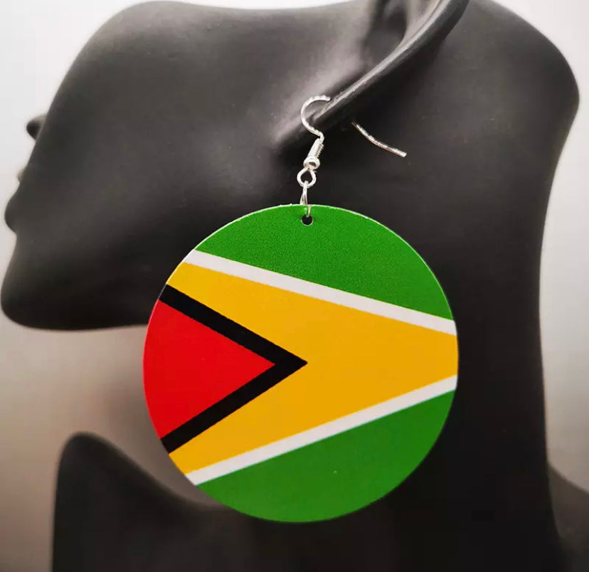 Caribbean Flag Earrings