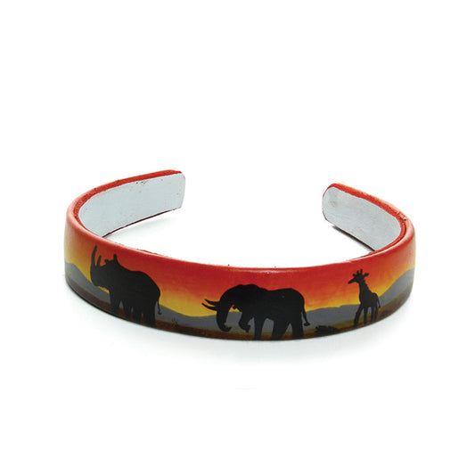 Leather Safari Headband - Natural Couture