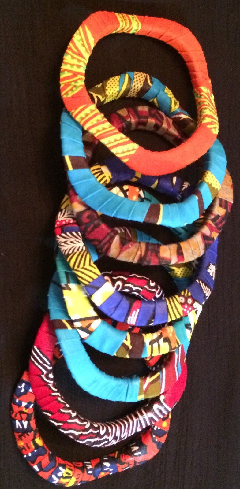 Kitenge Swirl Bracelet - Natural Couture