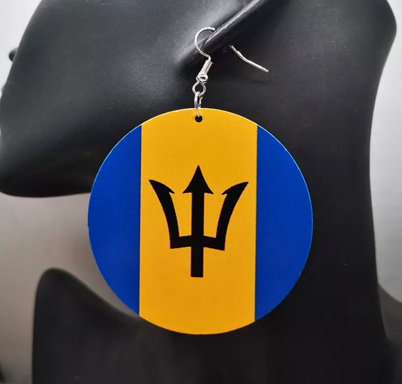 Caribbean Flag Earrings