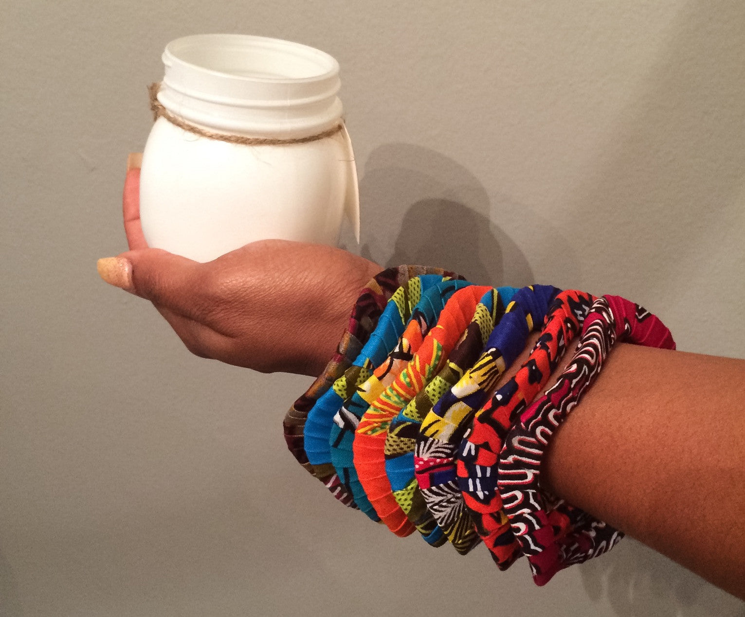 Kitenge Swirl Bracelet - Natural Couture