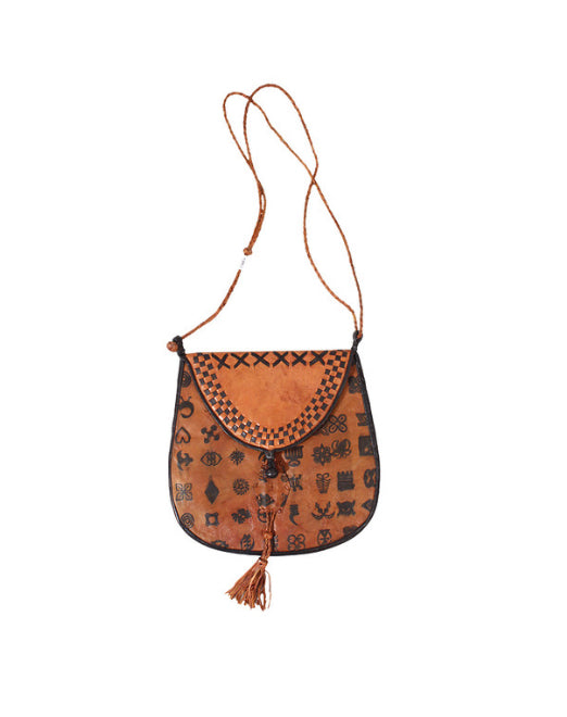 Woven Leather Mali Bag
