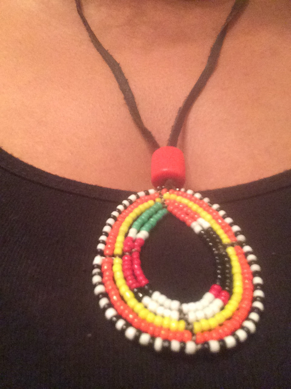 Maasai Beaded Necklace - Natural Couture