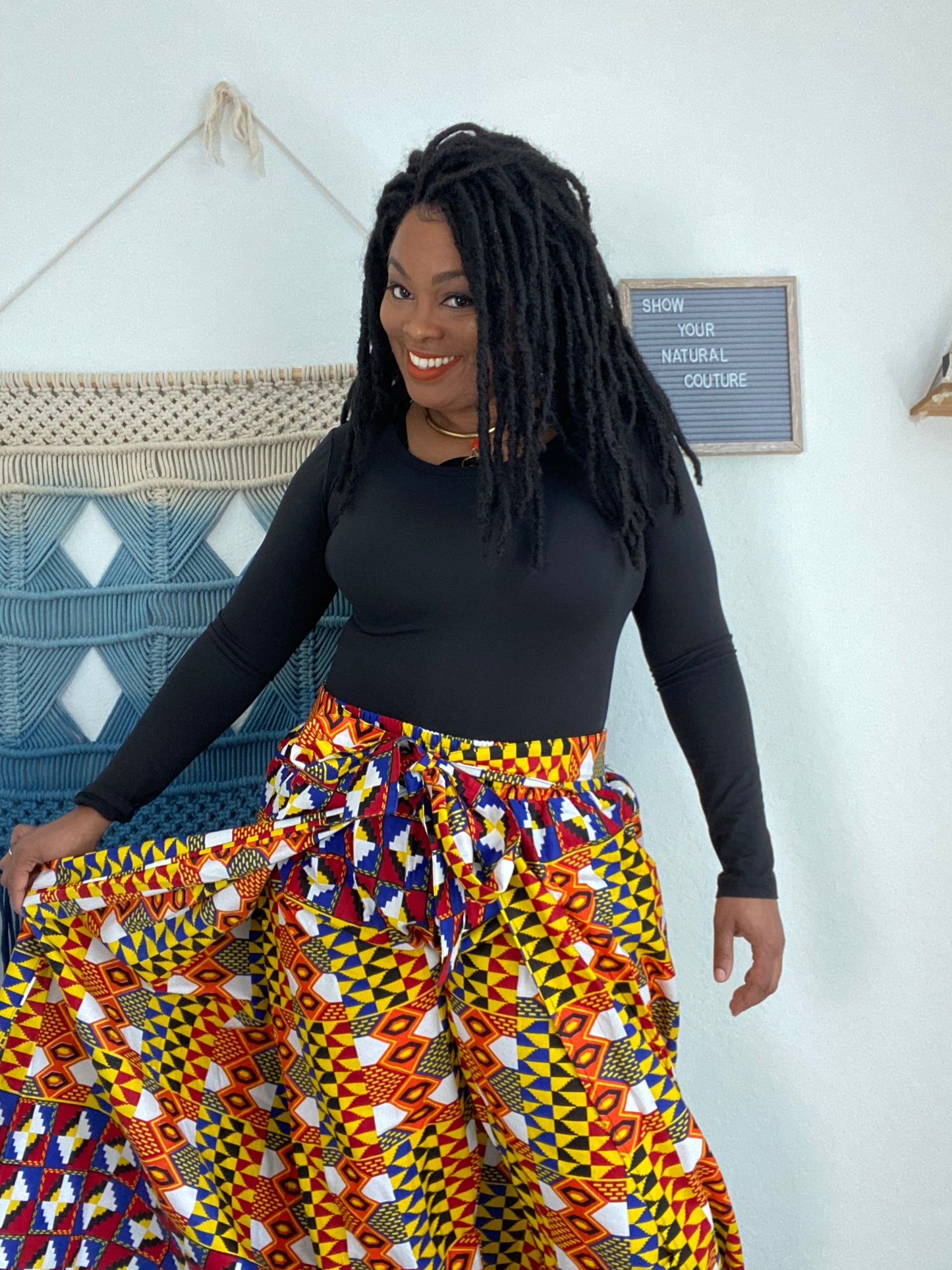 Kente Wrap Pants