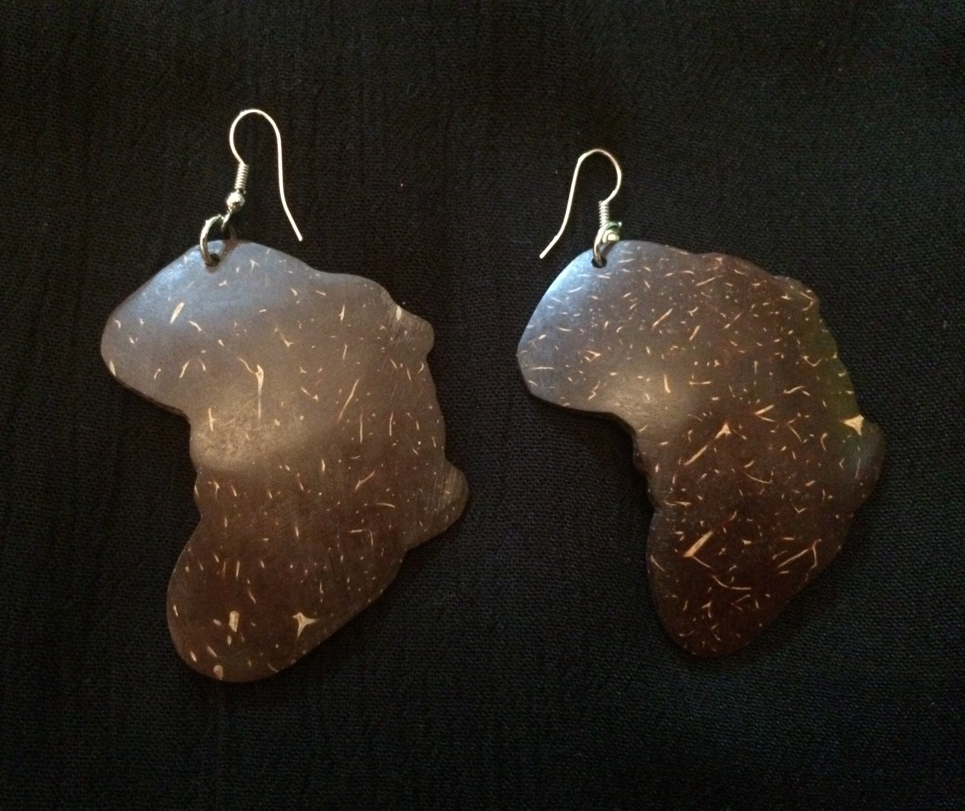 Wooden African Earrings - Natural Couture