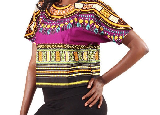 Dashiki Crop Top