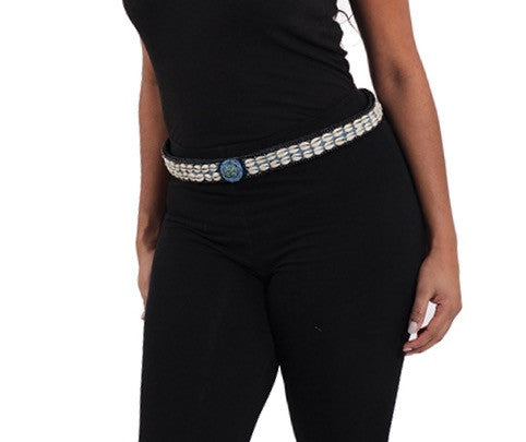 Royal Cowrie Shell Belt - Natural Couture