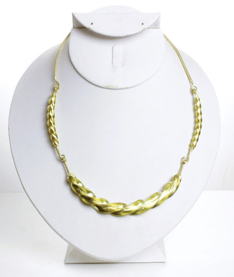 Fulani Gold Twist Necklace