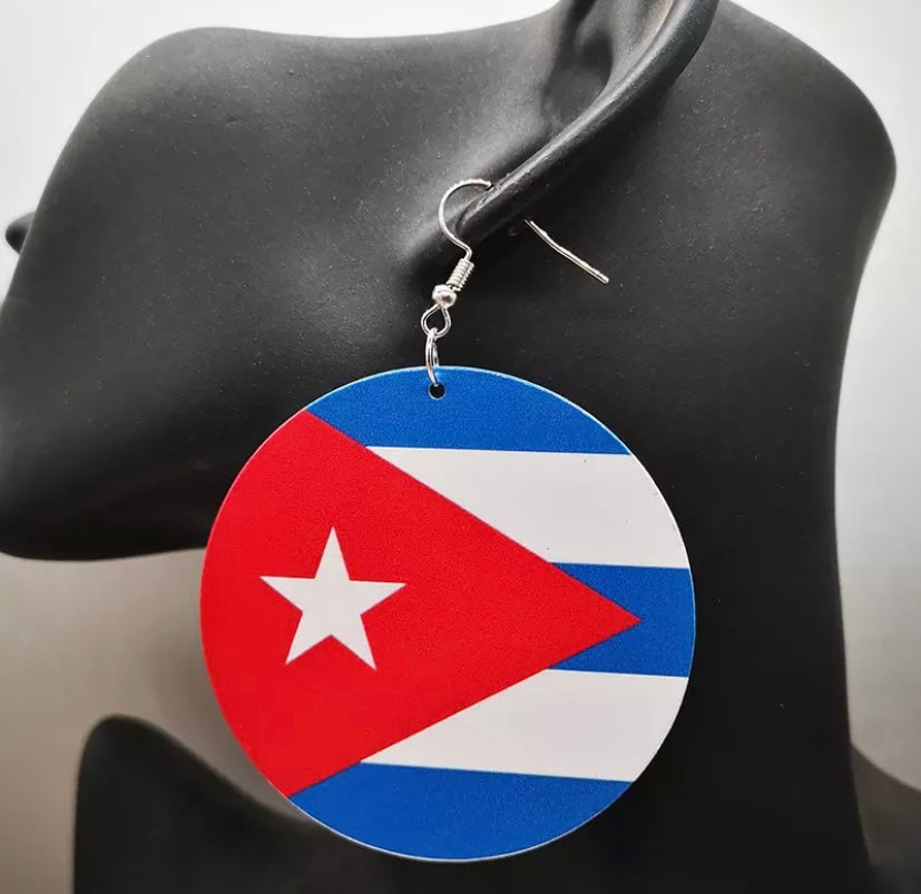 Caribbean Flag Earrings