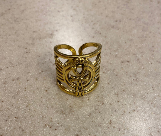 Kemetic Metallic Rings