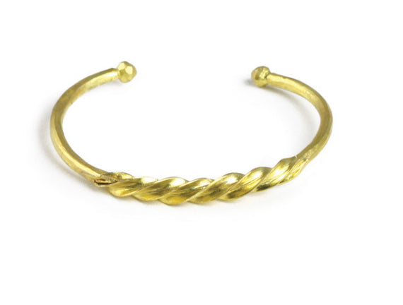 Fulani Gold Twist Bracelet